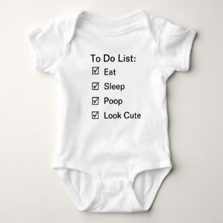 Baby uppgifter tee