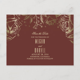 baby utandning guld ro marsala spara datumet meddelande vykort