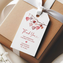 Baby Valentines Shower Presentetikett