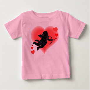 Baby Valentines T-Shirt Cupid Shirt Anpassningsbar