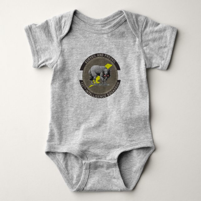 Baby Varg Morale Onsie T Shirt (Framsida)