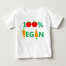 Baby Vegan Cute Tecknad Vegetables Humous Tee Shirt
