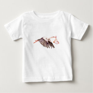 Baby vid Stork T-shirt