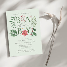 Baby Vinterblommor Elegant Botanisk Bebis-fest