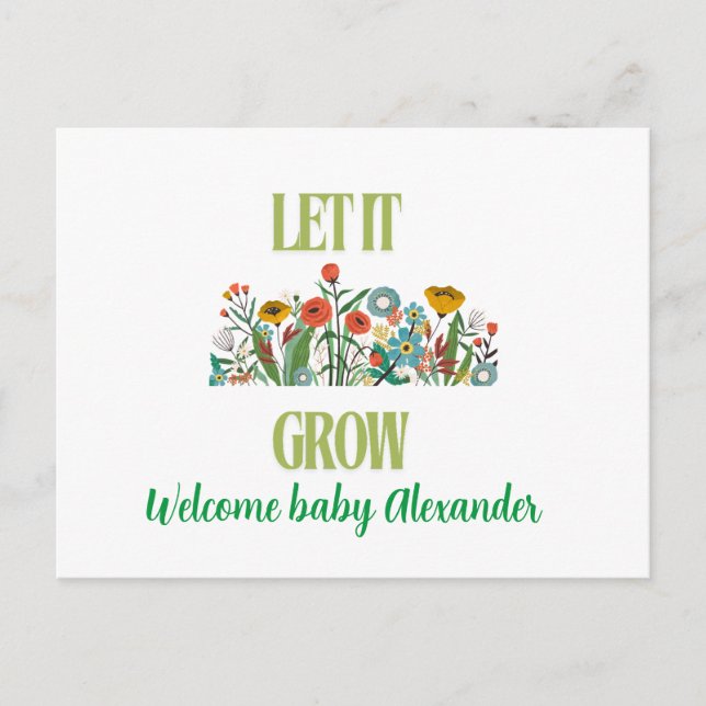 Baby-vykort Vykort (Framsida)