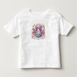 Baby Wassermann Niedliches Oktopus-Design T Shirt