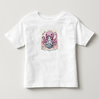 Baby Wassermann Niedliches Oktopus-Design T Shirt