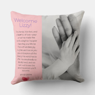 Baby Welcomed Pillow Kudde