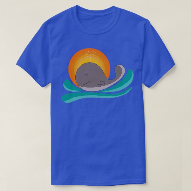 Baby Whale 1 T Shirt (Design framsida)