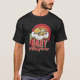 Baby Whisperer Doula Midfru Retro Vintage Dis T Shirt