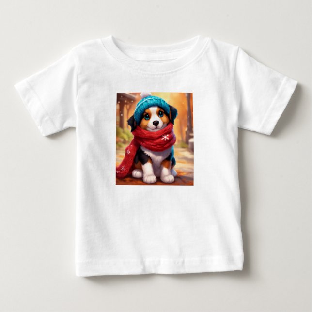 Baby White Färg T-Shirt (Framsida)