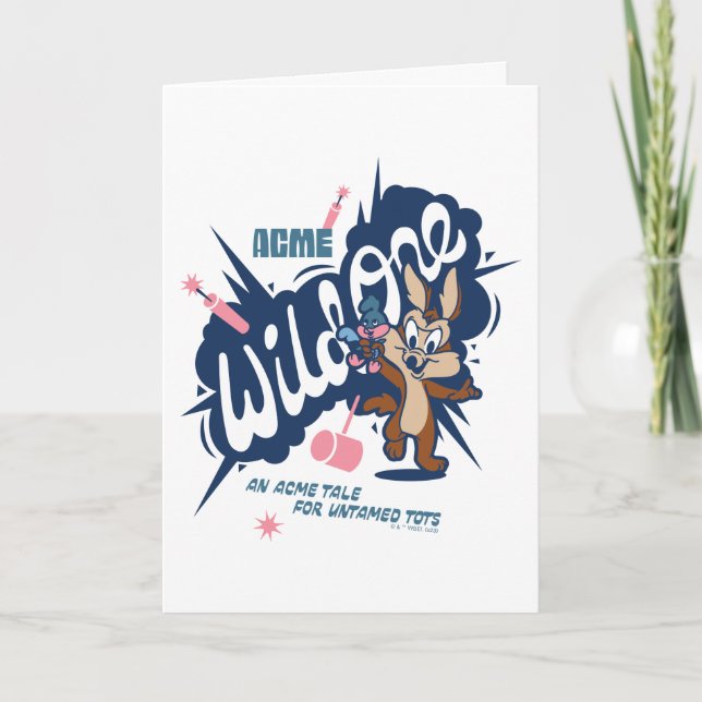 Baby WILE E. COYOTE™ - Vild 1 Kort (Framsida)