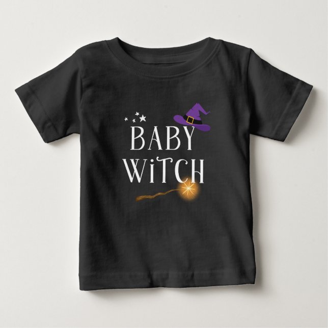 Baby Witch - Familjematchning Halloween T Shirt (Framsida)