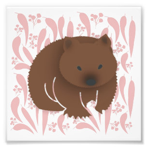 Baby Wombat Fototryck