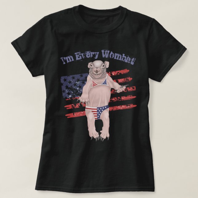 Baby Wombat T-Shirt (Design framsida)