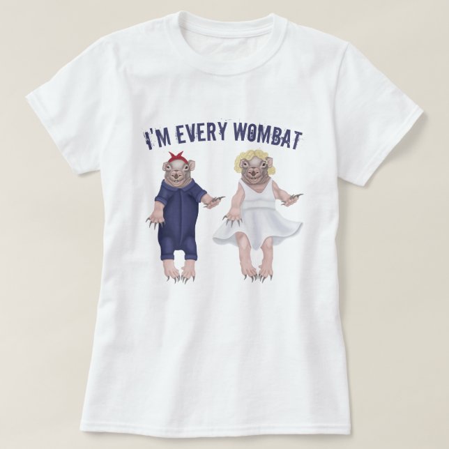 Baby Wombat T-Shirt (Design framsida)
