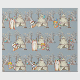 Baby Woodland Forest Animals Gift Presentpapper