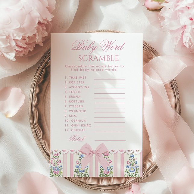 Baby Word Scramble Love Shack Baby Coquette game (Skapare uppladdad)