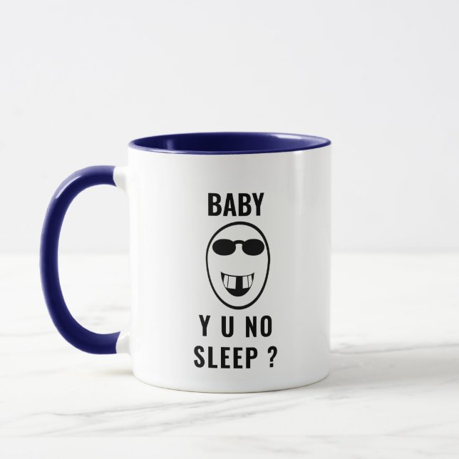 Baby Y U No Ssparny Coffee Mugg - Parent Gift (Vänster)