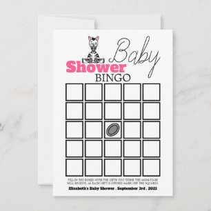 Baby Zebra, babyskor Bingo