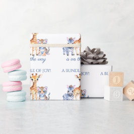 Baby Zebra Giraffe och Tiger Presentpapper