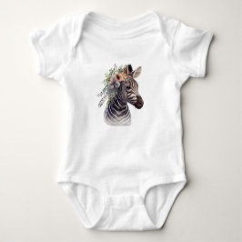 Baby Zebra med blommor T Shirt