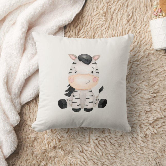 Baby Zebra sitta ner Kudde (Filt)