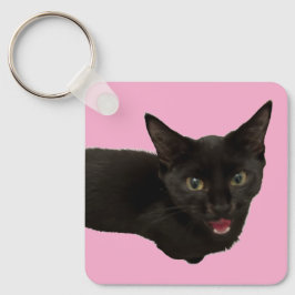 Baby Zina – Svart Katt Söt Nyckelring
