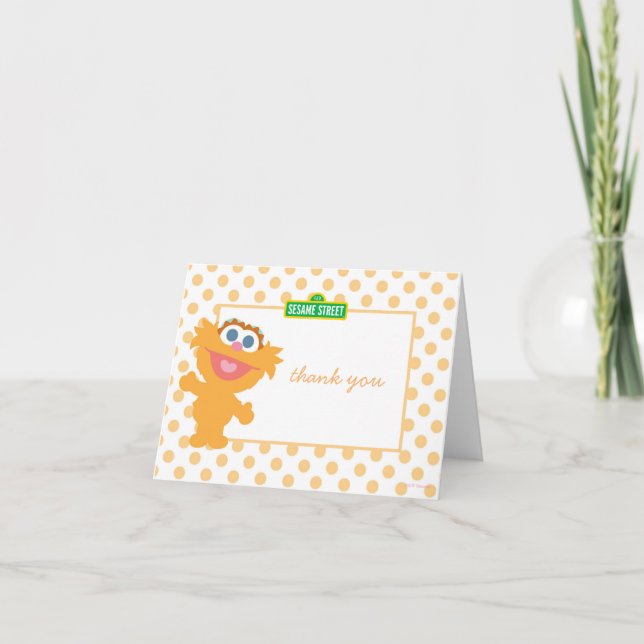 Baby Zoey Birthday Tack (Framsida)