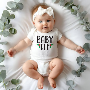 Babyälvfamiljens jul t shirt