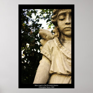 Babyängelstaty Poster