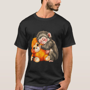 Babyapa slår t shirt