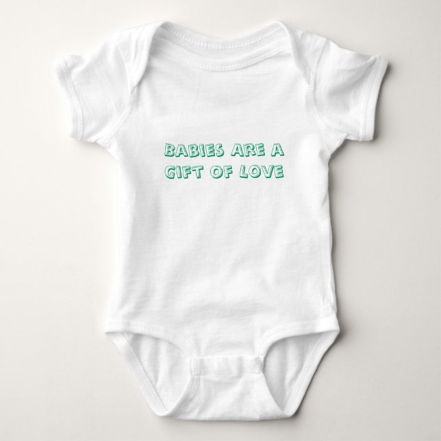 Babyar är en gåva av kärlek tröja (Framsida)