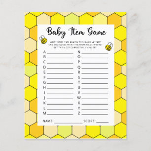 Babyartikelspel. Baby Shower-spel