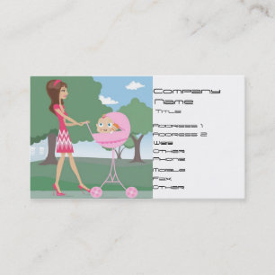 Babybarnvakt, barnflicka visitkort