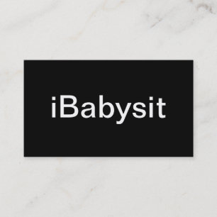 Babybarnvaktvisitkort Visitkort