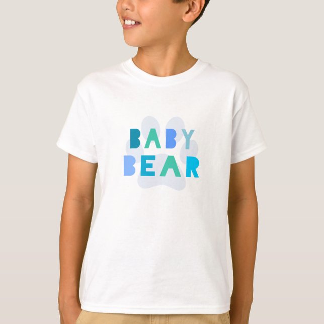 Babybjörn - blått t shirt (Framsida)