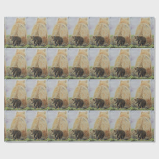 Babybjörn med mammabjörnen presentpapper