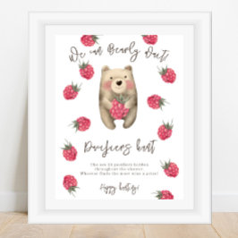 Babybjörn - Nappjakt lek baby shower Poster