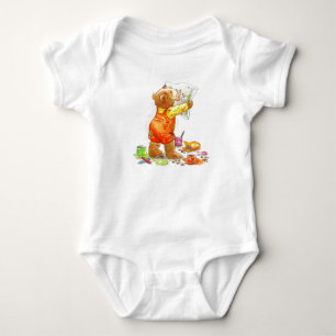 Babybjörnen målar tee shirt