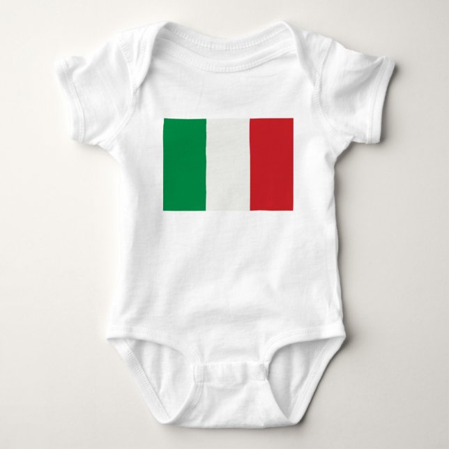 Babybody mit Italien Fahne Tee (Framsida)