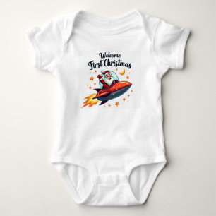 Babybody Weihnachten Min första christmas Baby B T Shirt