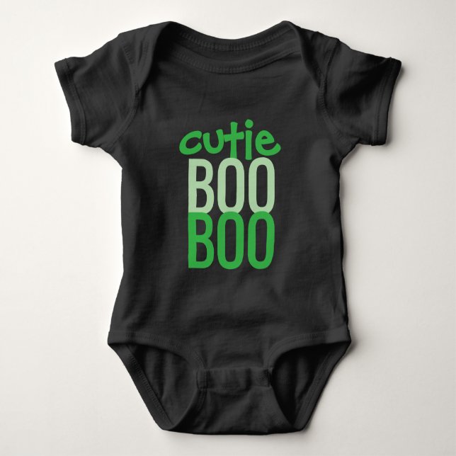 Babybodysuit: HALLOWEEN Cutie Boo #1 T Shirt (Framsida)