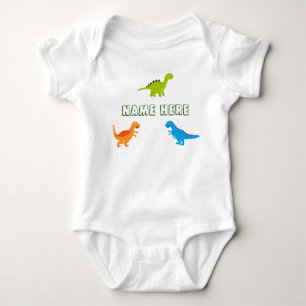 BabyBodysuit med Dinosaurs som ska personifieras T-shirt