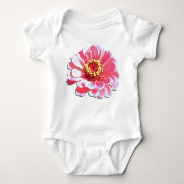 BabyBodysuit - rosa Zinnia Tee Shirt (Framsida)