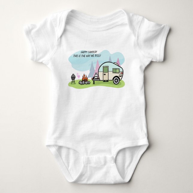 BABYBODYSUIT SOM CAMPAR ATT MATCHA FÖR T SHIRT (Framsida)