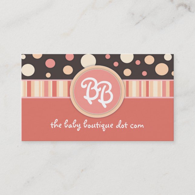BabyBoutiquevisitkortar Visitkort (Framsida)