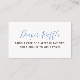 Babyboy shower Blöjlotteri lott Tilläggskort