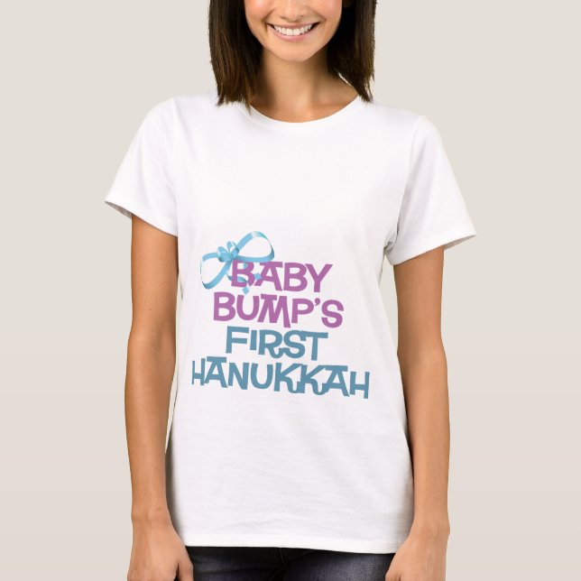 Babybula första Hanukkah Tee (Framsida)