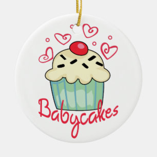 Babycakes Julgransprydnad Keramik